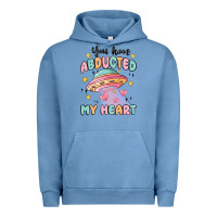Pigment Pebble Blue you have abducted my heart Urban Hoodie - MaliasSmallBusiness