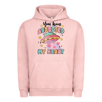 Pigment Salmon you have abducted my heart Urban Hoodie - MaliasSmallBusiness