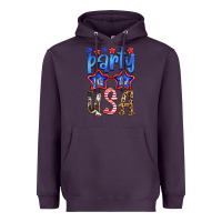 Plum part in the usa Heavyweight Hoodie - HRA Design Shop