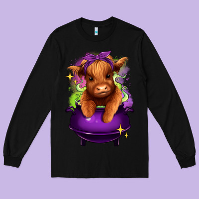 Long Sleeve Tee Halloween Heifer