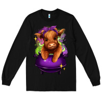 Black Halloween Heifer Long Sleeve Tee - RanaPortraitStore