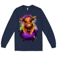 Navy Halloween Heifer Long Sleeve Tee - RanaPortraitStore