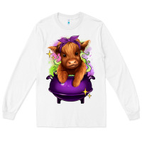 White Halloween Heifer Long Sleeve Tee - RanaPortraitStore