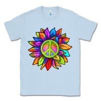 Dusty Blue pride sunflower Classic Tee - texasbilliewilder