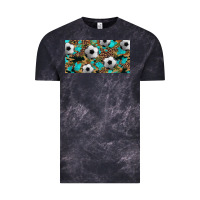 Western Leopard Camouflage Turquoise Soccer Licence Plate Template Vintage Tee | Teevron
