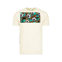 Vintage Arctic western leopard camouflage turquoise soccer licence plate template Vintage Tee - Artiststas