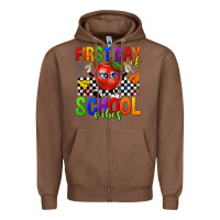 Chestnut first day of school vibes Zipper Hoodie - texasbilliewilder