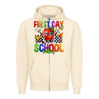Sandshell first day of school vibes Zipper Hoodie - texasbilliewilder