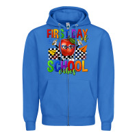 True Royal first day of school vibes Zipper Hoodie - texasbilliewilder