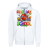 White first day of school vibes Zipper Hoodie - texasbilliewilder
