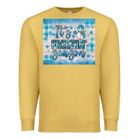Antique Gold it s freezin season Premium Sweatshirt - JahusDesignShop