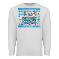 Dove Grey it s freezin season Premium Sweatshirt - JahusDesignShop