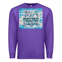 Purple it s freezin season Premium Sweatshirt - JahusDesignShop