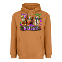 Meerkat happy mardi gras heifer Heavyweight Hoodie - RacoonDesign