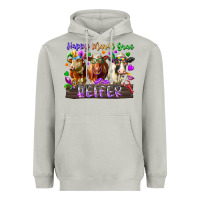 Moon Dust happy mardi gras heifer Heavyweight Hoodie - RacoonDesign