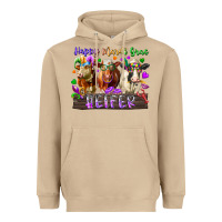 Mushroom happy mardi gras heifer Heavyweight Hoodie - RacoonDesign