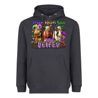 Smoke happy mardi gras heifer Heavyweight Hoodie - RacoonDesign