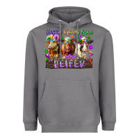 Storm happy mardi gras heifer Heavyweight Hoodie - RacoonDesign