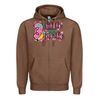 Chestnut little miss 3rd grade Zipper Hoodie - Zillion Design Studio