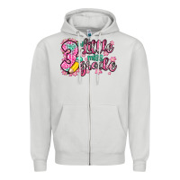 Dove Grey little miss 3rd grade Zipper Hoodie - Zillion Design Studio