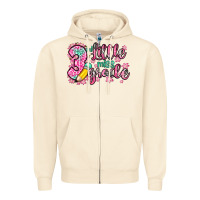 Sandshell little miss 3rd grade Zipper Hoodie - Zillion Design Studio