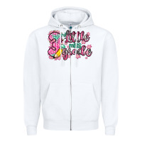 White little miss 3rd grade Zipper Hoodie - Zillion Design Studio