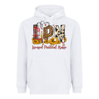 White lpn licensed practical nurse Heavyweight Hoodie - FaDigitalArtStudio