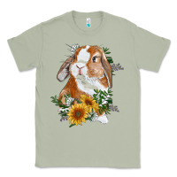 Matcha Bunny With Sunflowers Classic Tee - RanaPortraitStore
