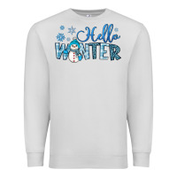 Dove Grey hello winter Premium Sweatshirt - JahusDesignShop