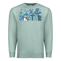 Seafoam hello winter Premium Sweatshirt - JahusDesignShop