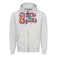 Dove Grey little miss 2nd grade Zipper Hoodie - Zillion Design Studio
