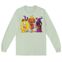 Matcha Halloween hocus pocus coffee cups Long Sleeve Tee - RanaPortraitStore