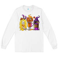 White Halloween hocus pocus coffee cups Long Sleeve Tee - RanaPortraitStore