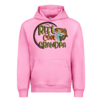 Fuchsia Pink reel cool  grandpa Urban Hoodie - MaliasSmallBusiness