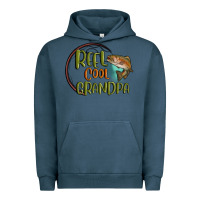 Pigment Midnight Navy reel cool  grandpa Urban Hoodie - MaliasSmallBusiness