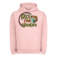 Pigment Salmon reel cool  grandpa Urban Hoodie - MaliasSmallBusiness
