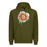 Army Green fun in the sun rose Premium Hoodie - LillyAllenDesigns