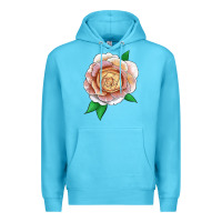Ocean Blue fun in the sun rose Premium Hoodie - LillyAllenDesigns