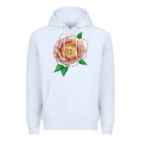 White fun in the sun rose Premium Hoodie - LillyAllenDesigns