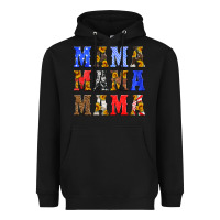 Black mama american flag 4th of july Heavyweight Hoodie - HRA Design Shop