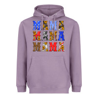Lavender mama american flag 4th of july Heavyweight Hoodie - HRA Design Shop