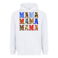 White mama american flag 4th of july Heavyweight Hoodie - HRA Design Shop