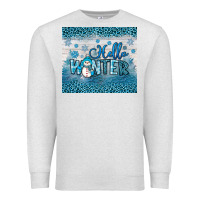 Oatmeal Heather hello winter Premium Sweatshirt - JahusDesignShop