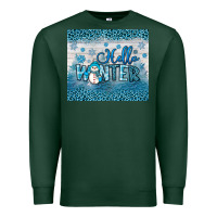 Sports Green hello winter Premium Sweatshirt - JahusDesignShop