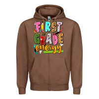 Chestnut first grade energy Zipper Hoodie - texasbilliewilder