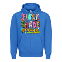 True Royal first grade energy Zipper Hoodie - texasbilliewilder