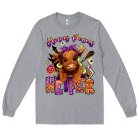 Heather Grey Hocus pocus Heifer Long Sleeve Tee - RanaPortraitStore