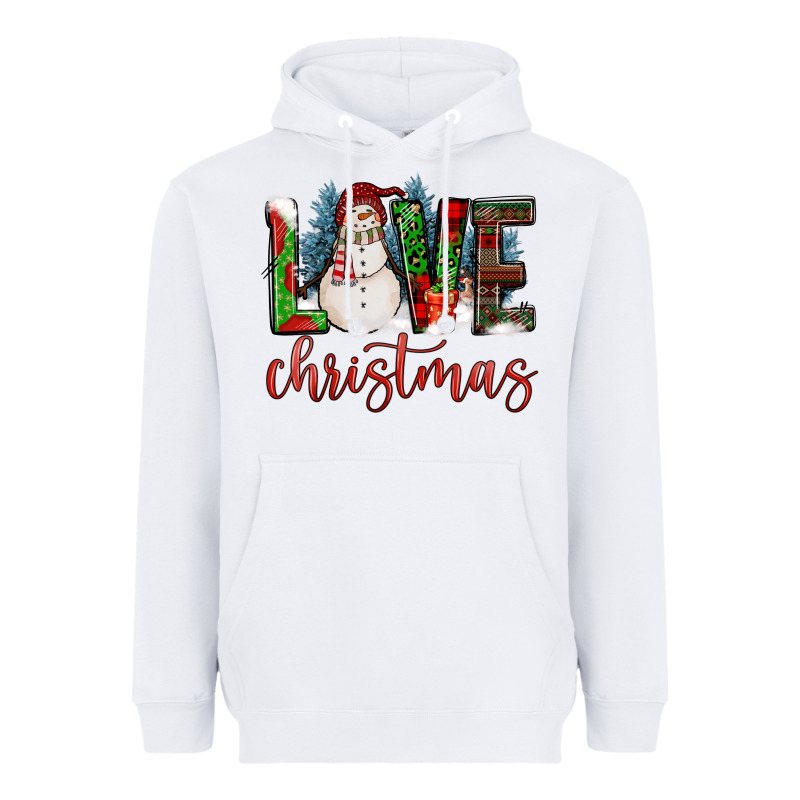 Love Christmas Heavyweight Hoodie by FaDigitalArtStudio | Teevron
