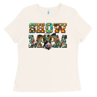 Bone show mom baby cow Ladies Tee - BarkalooDesign