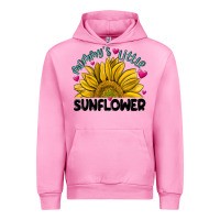 Fuchsia Pink mommy' s little sunflower Urban Hoodie - MaliasSmallBusiness